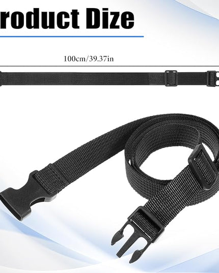 4PCS Utility Straps with Buckle Luggage Strap 40" Long Quick-Release Adjustable Straps Quick Release Backpack Accessory Sleeping Bag Strap Compression for Hiking Travel Outdoor Sports