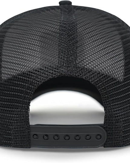Animal Trucker Hats Leather Pattern Adjustable Snapback Mesh Animal Baseball Cap for Men