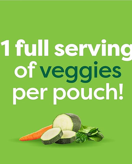 Beech-Nut Baby Food Pouches Variety Pack, Veggie Purees, 3.5 oz (18 Pack)