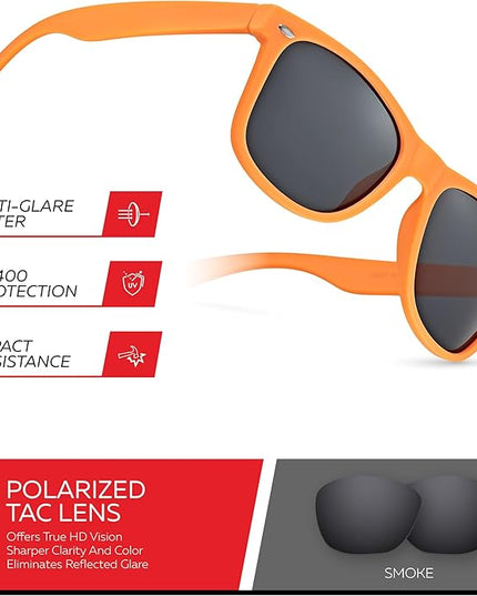 Retro Rewind Polarized Sunglasses for Men and Women - UV Protection Classic Sun Glasses