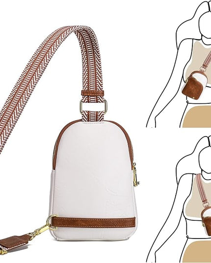 INICAT RFID Blocking Sling Bag Anti Theft Crossbody Bags Women Valentine's Day Gifts Travel Purses Vegan Leather
