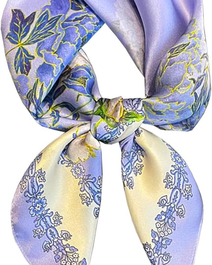 Neck Scarf For Womens Silky Head Scarves Hair Bandanas Square Scarf Fashion Accessories lightweight