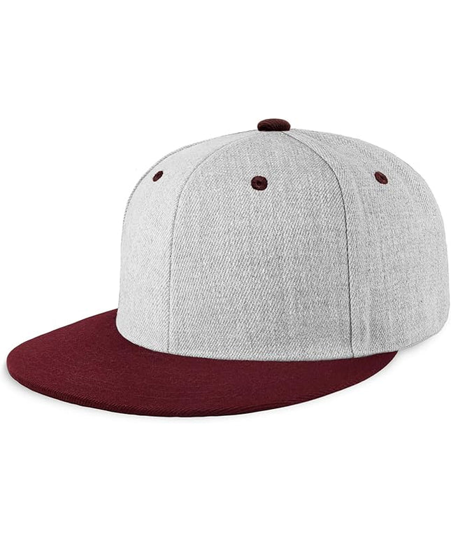 CHOK.LIDS Flat Bill Visor Classic Snapback Hat Blank Adjustable Brim High Top End Trendy Color Style Plain Tone Baseball Cap