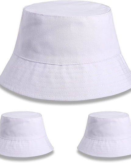 DASSNANE Sublimated Bucket Hats Bulk Solid Color DIY Blank Hat Bucket Hats for Men, Women and Adults