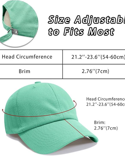 NPQQUAN Original Classic Low Profile Baseball Cap Golf Dad Hat Adjustable Cotton Hats Men Women Unconstructed Plain Cap
