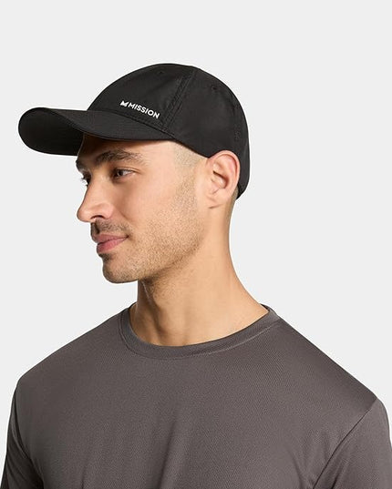 MISSION Cooling UPF Performance Hat - Unisex One Size Cap for Workouts, Golf & Running - Sweat & Water Activated Technology