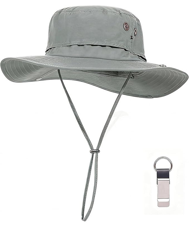 PLCWSCFV Plus Size XL XXL Sun Hats for Men Bucket Boonie UV Protection UPF50+ Waterproof Wide Brim Foldable Fishing Beach