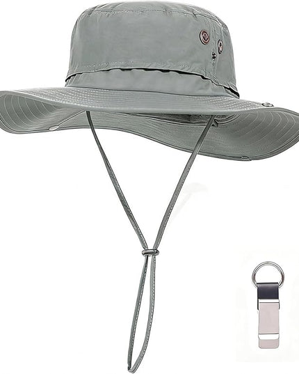 PLCWSCFV Plus Size XL XXL Sun Hats for Men Bucket Boonie UV Protection UPF50+ Waterproof Wide Brim Foldable Fishing Beach