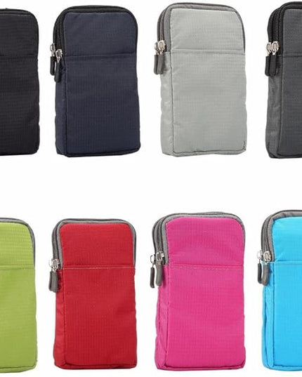 Universal Crossbody Cell Phone Purse Waist Pack Bag for Outdoor Sports Moblie Phone Carrying Cases Shoulder Belt Bag Pouch for iPhone 7 6/6S Plus Samsung Galaxy Phones Under 6.0'' from WaitingU