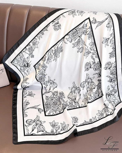 Satin Bandanas Head Scarf For Women Hair Scarves Accessories Lightweight Fashion Wrap Neck Silk Sleeping Headscarf
