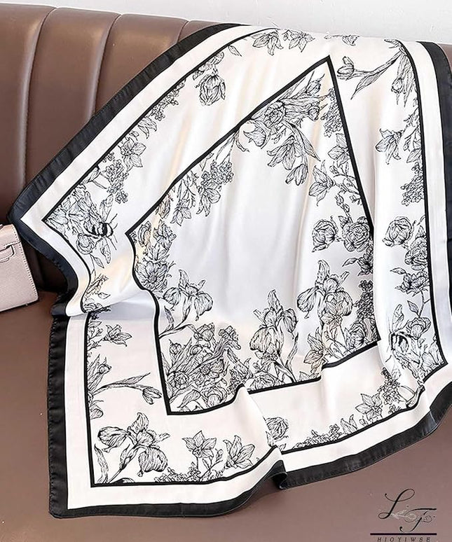 Satin Bandanas Head Scarf For Women Hair Scarves Accessories Lightweight Fashion Wrap Neck Silk Sleeping Headscarf