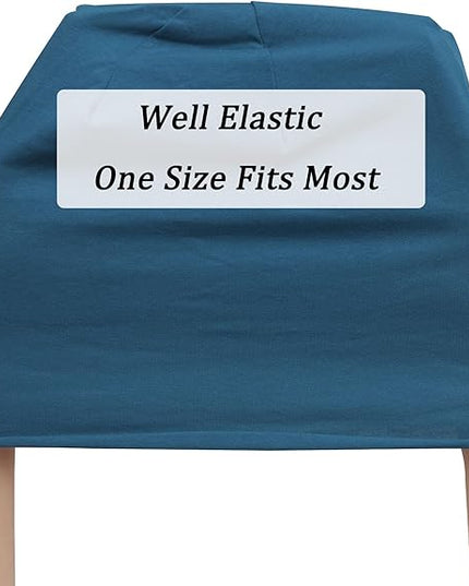 ZLYC Cotton Thin Slouchy Beanie Hat for Men Women Fashion Soft Stretch Knit Skull Cap