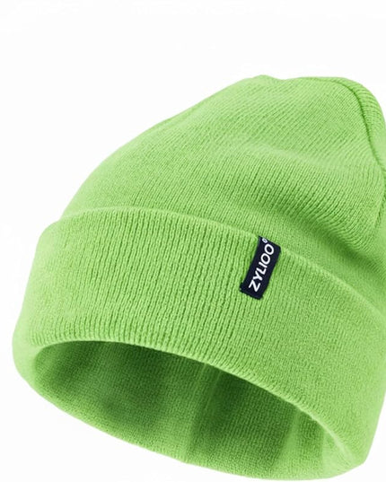 Zylioo Oversize Beanie Hats, XXL Big Size Ribbed Knit Cuffed Winter Hat for Cold Weather, Warm Skull Watch Cap