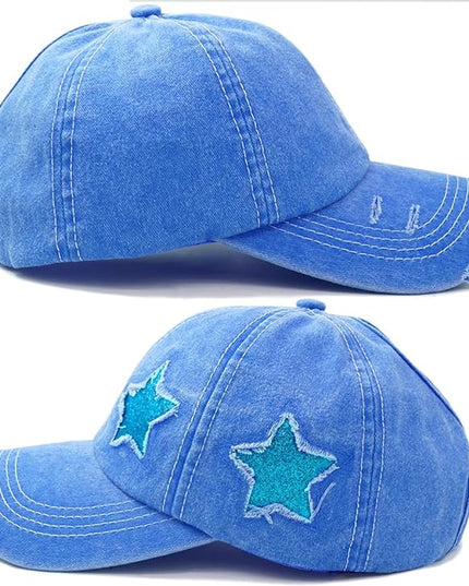 YeeHeen Ponytail Baseball Cap for Women High Messy Bun Caps Washed Cotton Hats