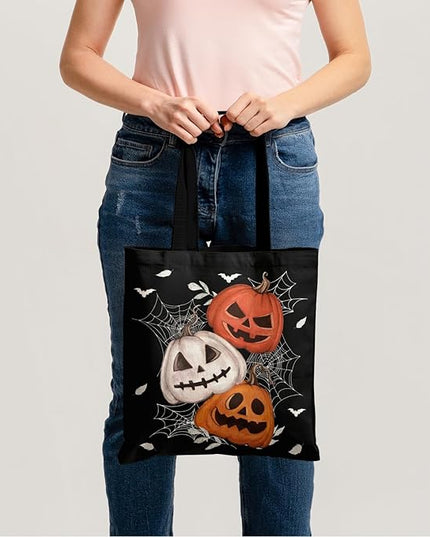 Horaldaily Canvas Tote Bag,Reusable Shoulder Tote Bag for Women Lady Casual Vacation, Shopping, Work, Gym