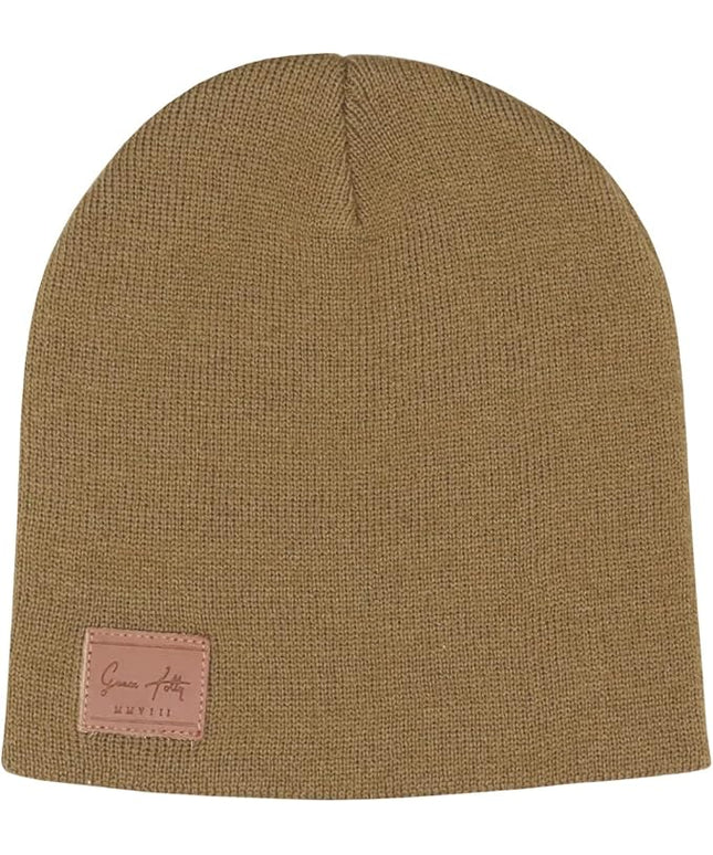 Grace Folly Knit Beanie Hat Cap for Men or Women