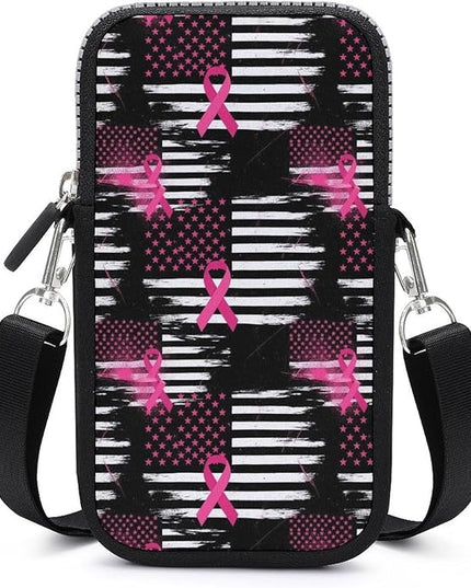 Unisex Small Crossbody Bags, Women Men Portable Adjustable Crossbody Phone Wallet Pouch