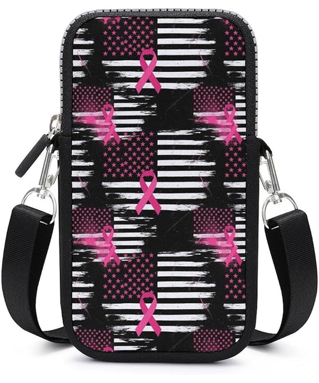 Unisex Small Crossbody Bags, Women Men Portable Adjustable Crossbody Phone Wallet Pouch