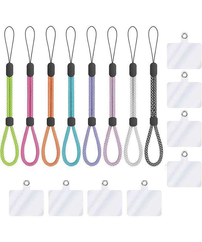 Hand Wrist Strap Lanyard, Adjustable Nylon Colorful for Mobile Phone, Camara, USB Flash Drive, ID Name Tag Badge