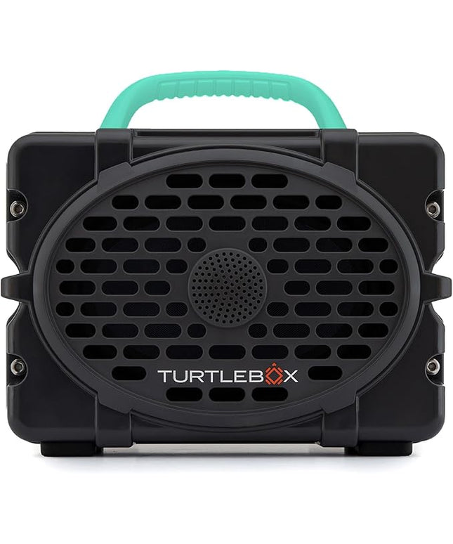 Turtlebox Original Gen 3: Portable Outdoor Bluetooth Speaker – Ultra-Loud (120dB), Waterproof (IP67), Rugged, Impact-Resistant, 3-Day Battery | Party Mode: Unlimited Pairing Stereo, Gray/Seafoam