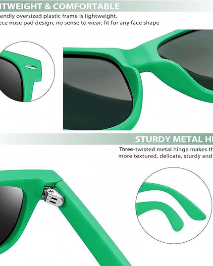 Joopin Square Sunglasses Polarized UV Protection Trendy Designer Sun Glasses Men Women