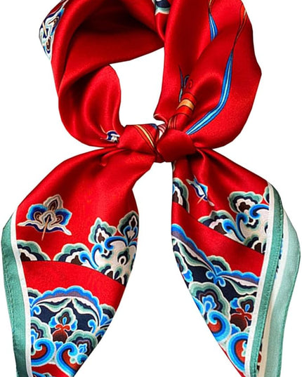 Dailyacc Hair Bandanas Scarf For Women Lightweight Fashion Neck Silk Satin Head Scarves For Sleeping Handbags Scarf