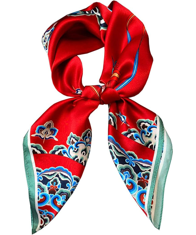 Dailyacc Hair Bandanas Scarf For Women Lightweight Fashion Neck Silk Satin Head Scarves For Sleeping Handbags Scarf