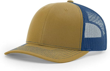Richardson 112 Trucker Hat - Premium Adjustable Snapback Hat - Structured Six Panel Richardson Blank Caps
