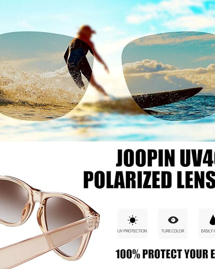 Joopin Square Sunglasses Polarized UV Protection Trendy Designer Sun Glasses Men Women