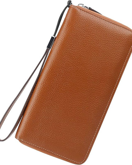Lavemi Small Compact Women Wallet RFID Blocking Genuine Leather Bifold Purse with ID Windows