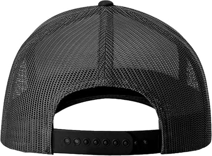 TZ Promise Men Women Plain Cotton Trucker Cap with Breathable Mesh Back, Snapback Baseball Hats