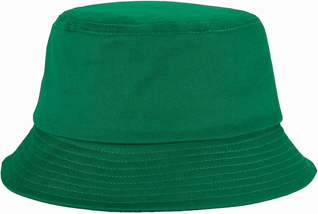 Umeepar Unisex Cotton Packable Bucket Hat Sun Hat Plain Colors for Men Women