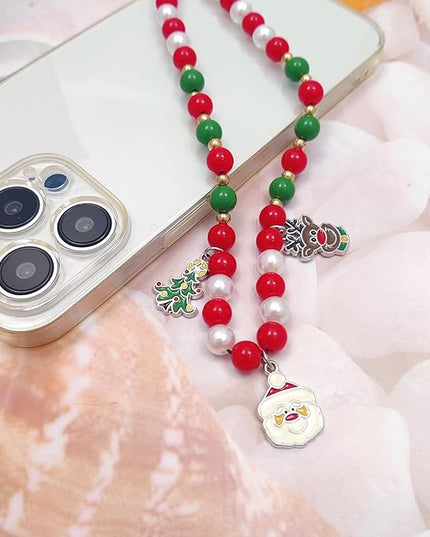 Phone Charms Cute Beaded Phone Lanyard Wrist Strap Aesthetic CellPhone Keychain Cute PhoneCharms for Women