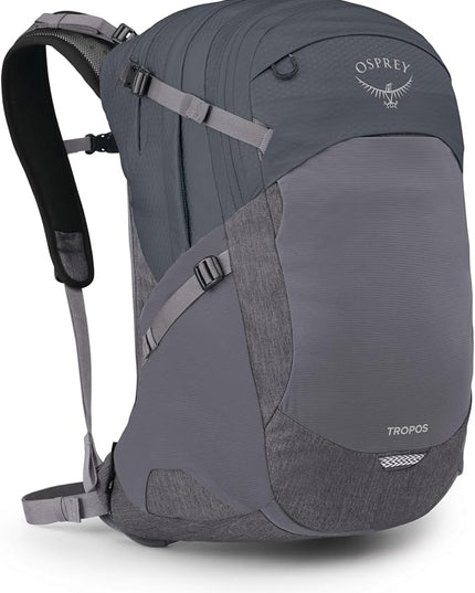 Osprey Tropos Laptop Backpack, Tungsten Soundwave/Grey Heather