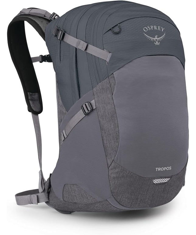 Osprey Tropos Laptop Backpack, Tungsten Soundwave/Grey Heather