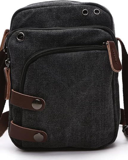 Collsants Mini Crossbody Bags for Women and Men - Small Purses and Handbags - Travel Bag - Canvas Shoulder Purse