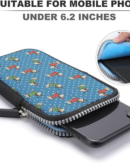 Small Crossbody Bags for Men, Cool Lightweight Sling Phone Pouch, Slim Cell Phone Purses