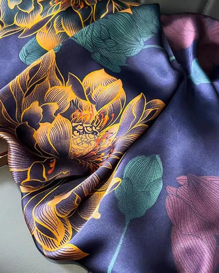 Headscarf Large Square Scarf 35" Fashion Scarves Silk Feeling Hair Wrapping Scarfs Hairscarf BA16
