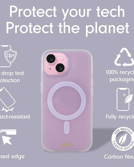 Sonix Protective Phone Case for iPhone 15, 14, 13 | Compatible with Magsafe | 10ft Drop Tested | Jelly Lavender