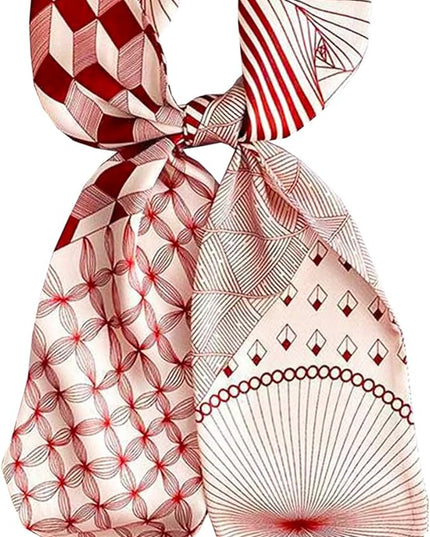 Purse Scarf For Handbags Head Scarves For Women's Hair Bags Scarfs Long Skinny Scarves Fashion Silky