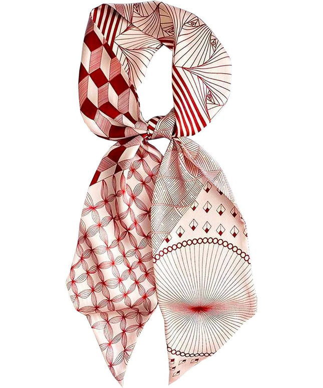 Purse Scarf For Handbags Head Scarves For Women's Hair Bags Scarfs Long Skinny Scarves Fashion Silky