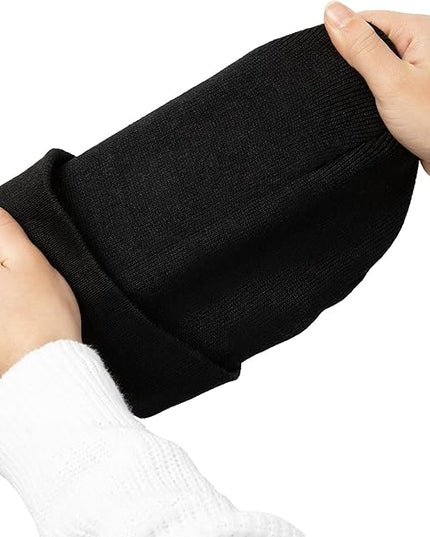 24x Winter Beanies & Gloves Combo Pack, Bulk Pack for Men Women, Warm Cozy Gift