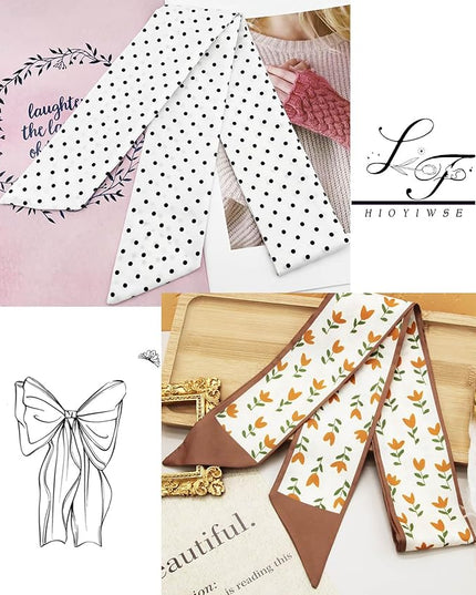 Purse Scarf Handbags For Women Skinny Hair Neck Accessories Scarves With Bag Scarfs Handle Fashion Lightweight