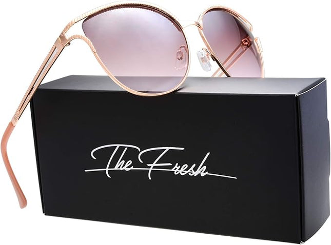 The Fresh Classic Crystal Elegant Women Beauty Design Sunglasses Gift Box
