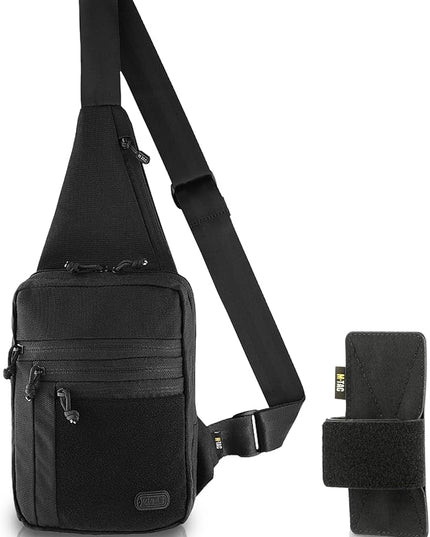 M-Tac CCW Sling Bag for Men & Women - EDC Shoulder Bag Tactical - Crossbody Concealed Carry Bag - Mens Chest Pack