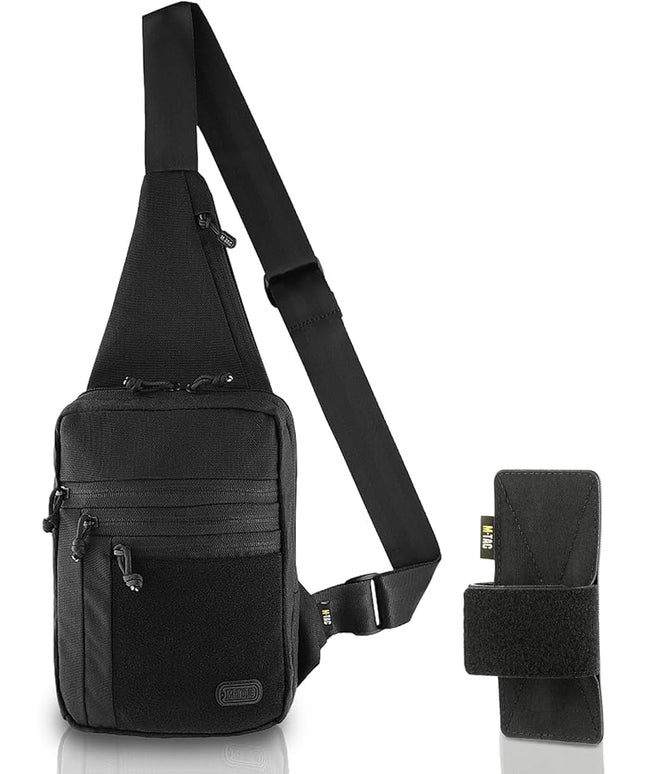 M-Tac CCW Sling Bag for Men & Women - EDC Shoulder Bag Tactical - Crossbody Concealed Carry Bag - Mens Chest Pack