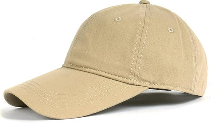 Zylioo XL XXL Oversize Baseball Cap, 100% Cotton Adjustable Dad Hat for Big Heads 23.5"-25.5", Soft Crown Large Size Cap