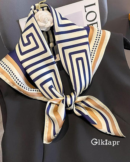 Satin Bandana Headscarf for Women Silky Hair Scarves for Fashion Lightweight