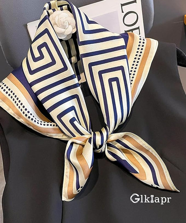 Satin Bandana Headscarf for Women Silky Hair Scarves for Fashion Lightweight