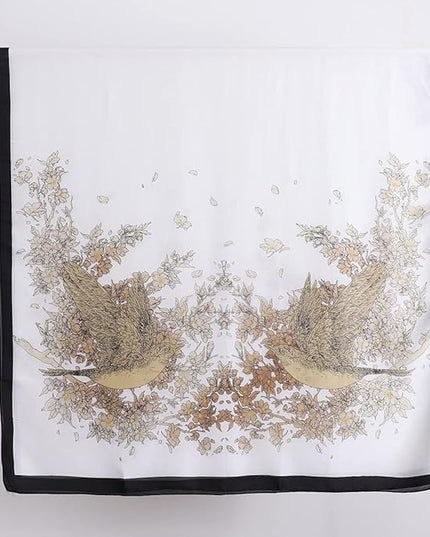 Fashion Scarves Scarf 100% Silk Feeling Scarf Silk Like Scarves Long Lightweight Sunscreen Shawls for Women